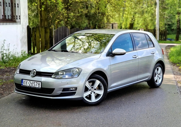 Volkswagen Golf cena 42800 przebieg: 158000, rok produkcji 2013 z Kraków małe 742